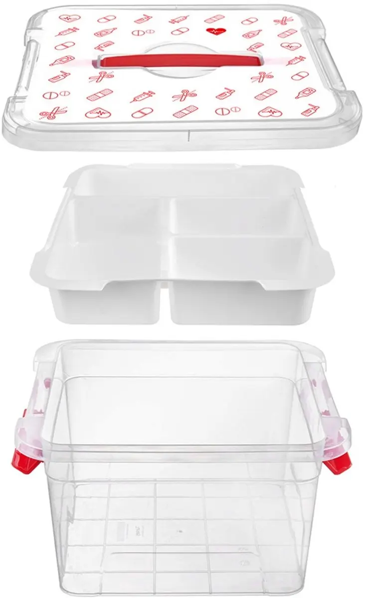 Orion Organizer Medicijnhouder 8L - Transparant