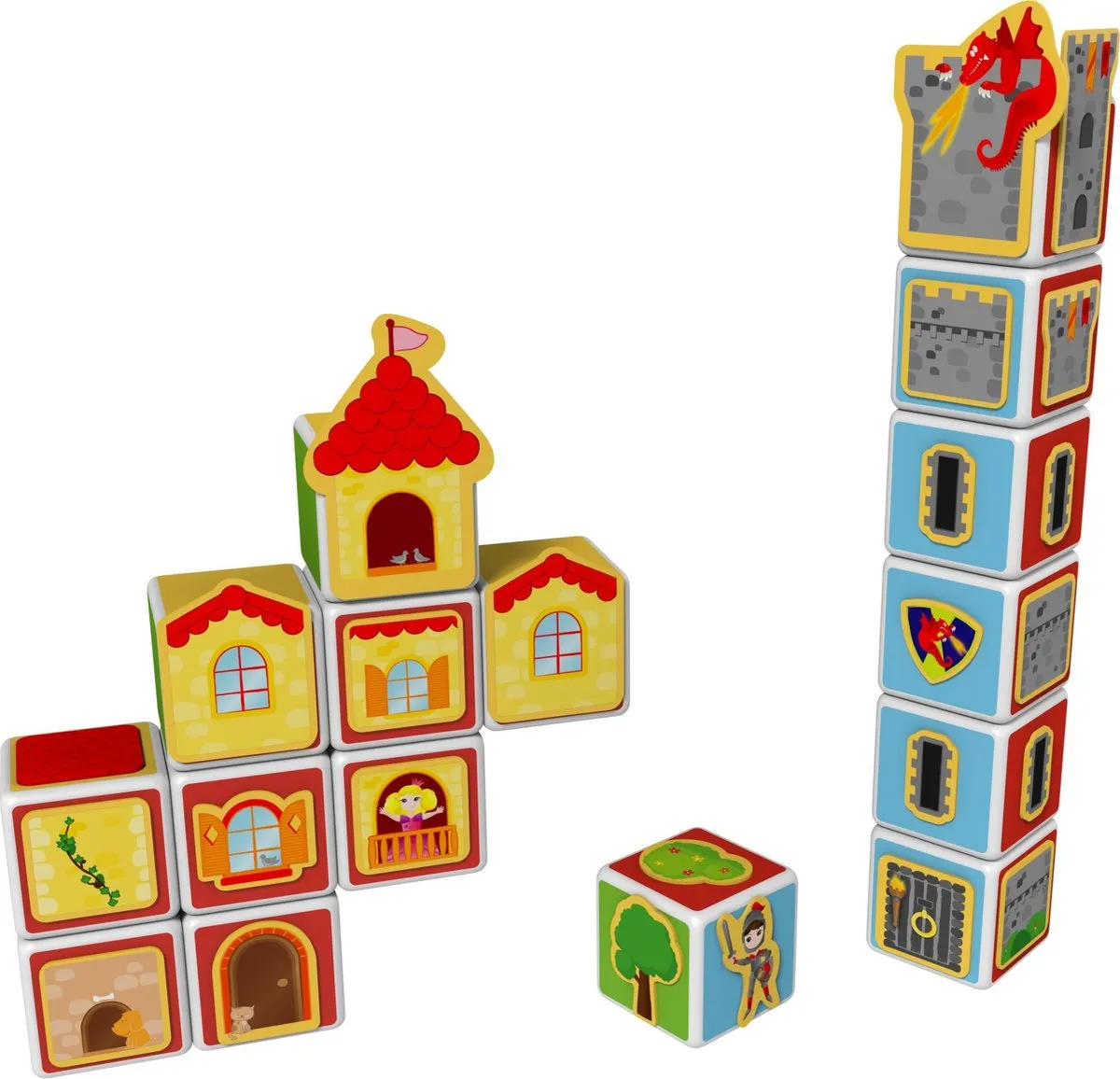 Geomag MagiCube Castles & Home 78-delig - Multicolor - afbeelding 6 van 6