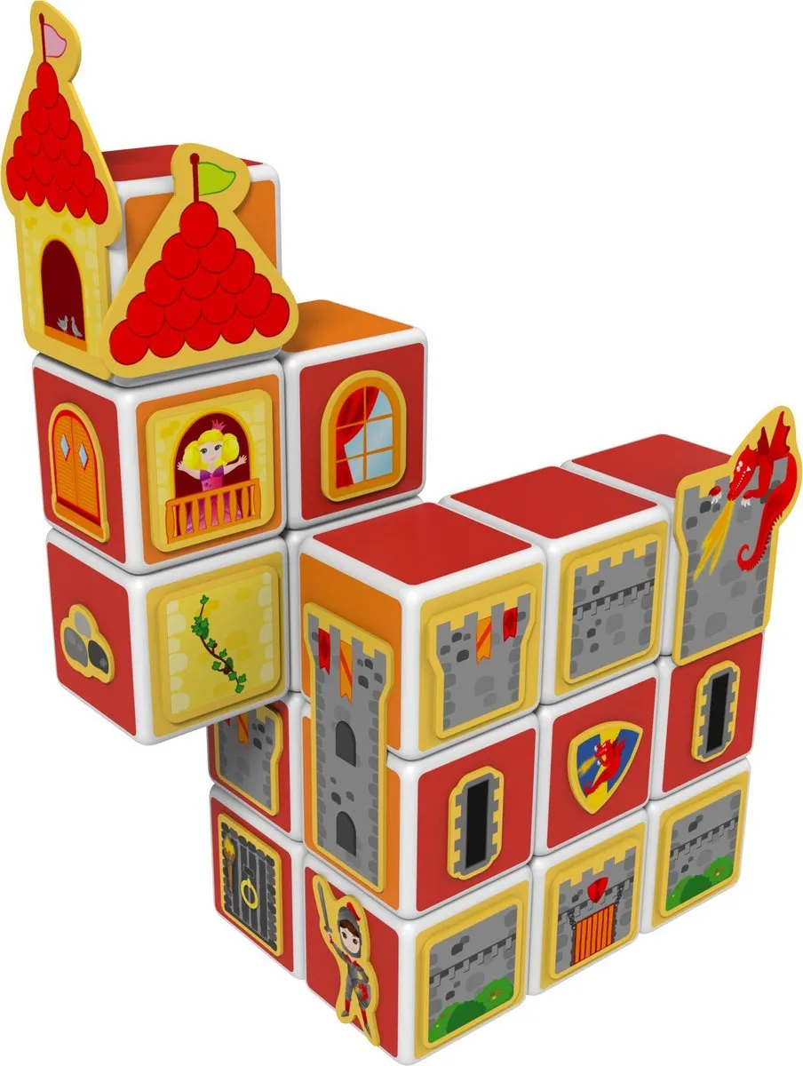 Geomag MagiCube Castles & Home 78-delig - Multicolor