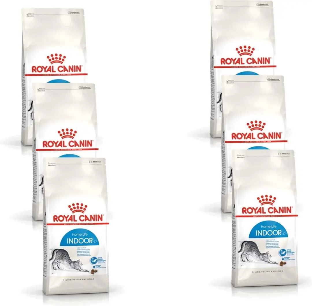 Royal Canin Indoor 27 Kattenvoer - 6x400g