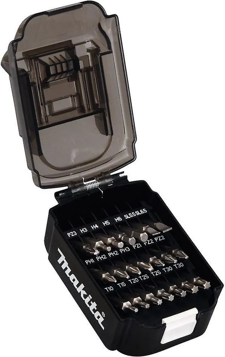 Makita B-68323 Schroefbitset 21-delig - Zwart