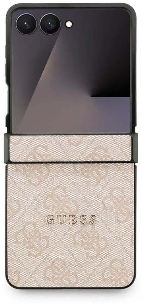 GUESS 4G Classic Hoesje Zwart - MagSafe - Samsung Galaxy Z Flip 7