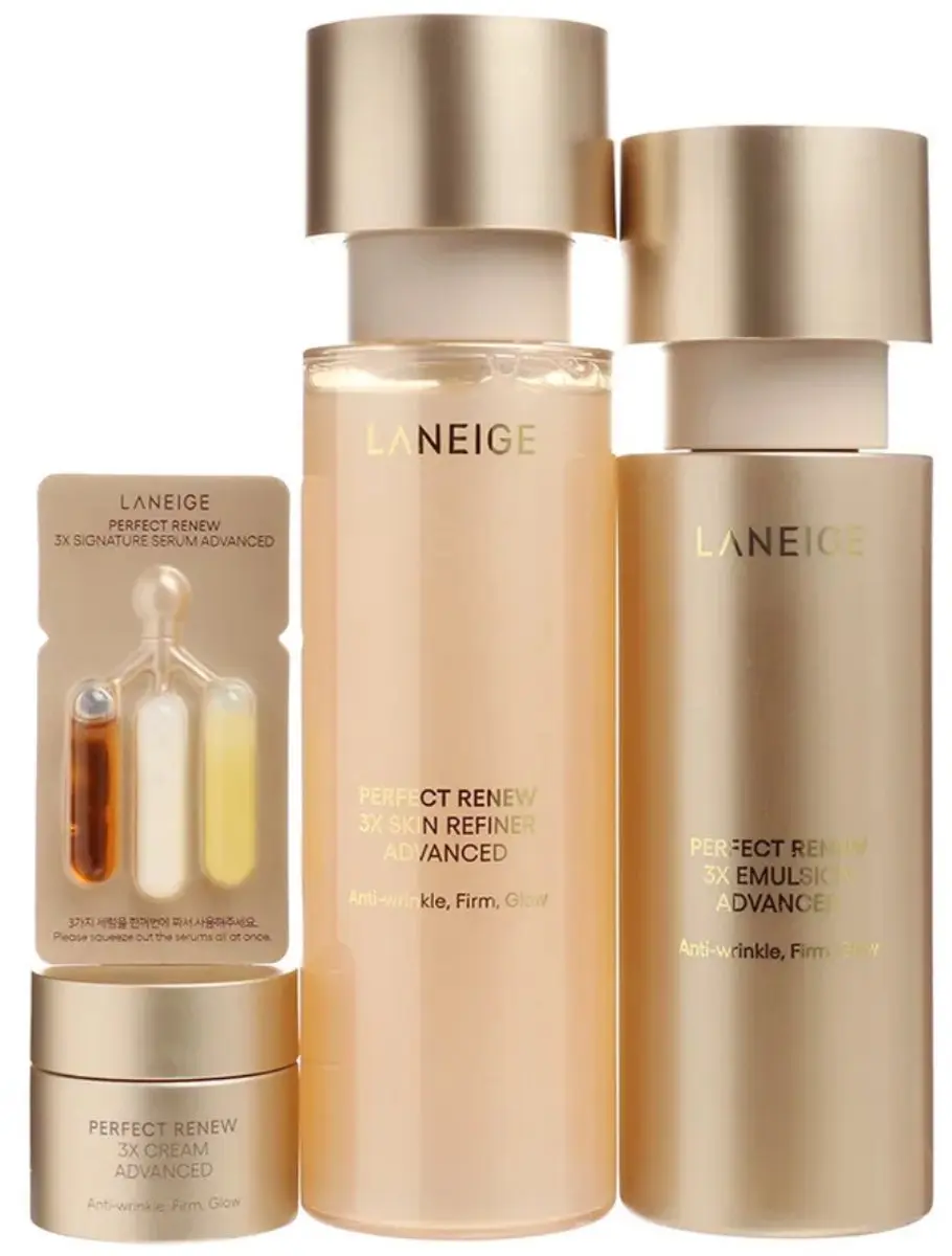 Laneige Perfect Renewal 3X Advanced 2-Step Set - 6 Stuks