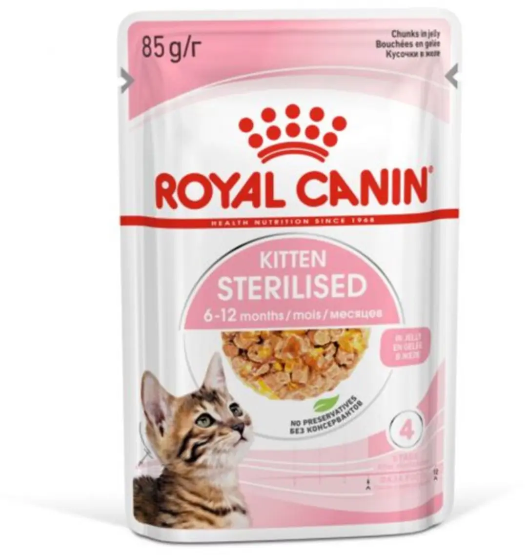 Royal Canin Kitten Sterilised Jelly - 48 Stuks (4x12x85g)