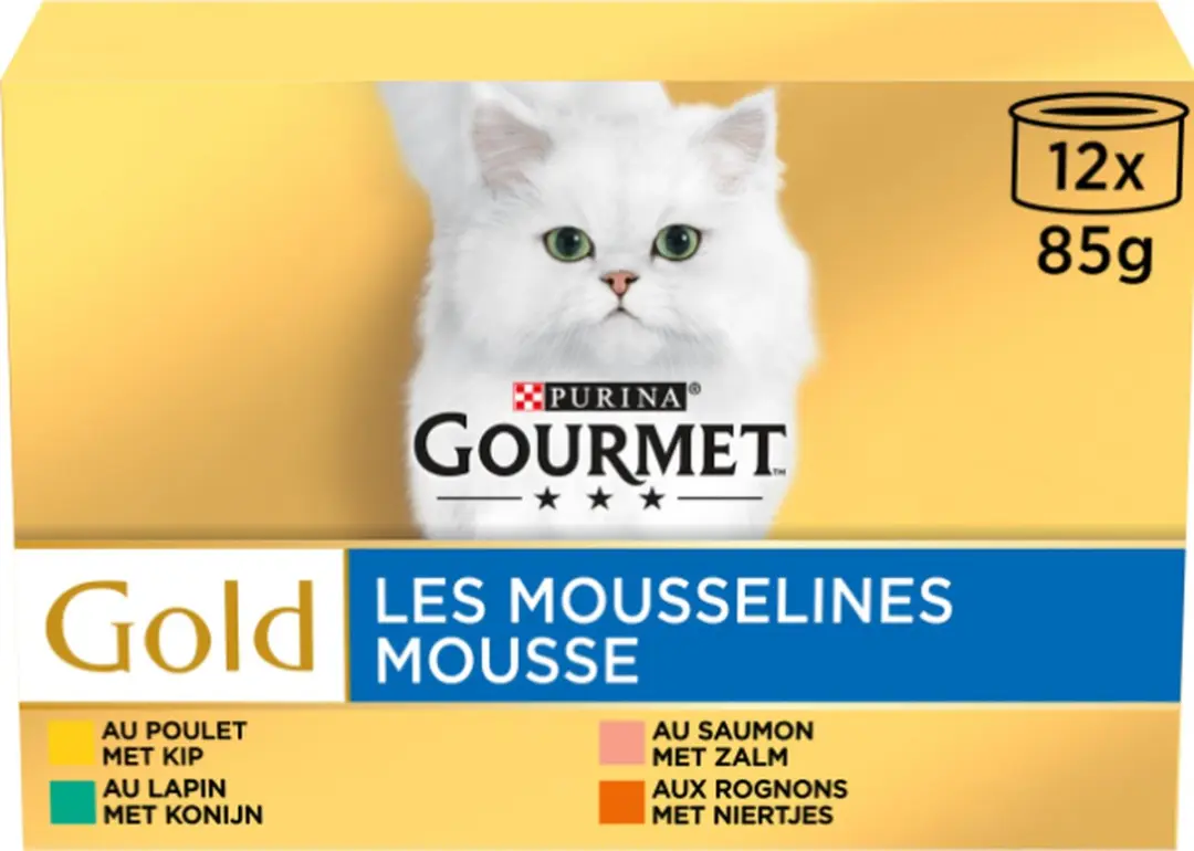 Gourmet Purina Gold Mousse 24 Stuks (2x12x85g)
