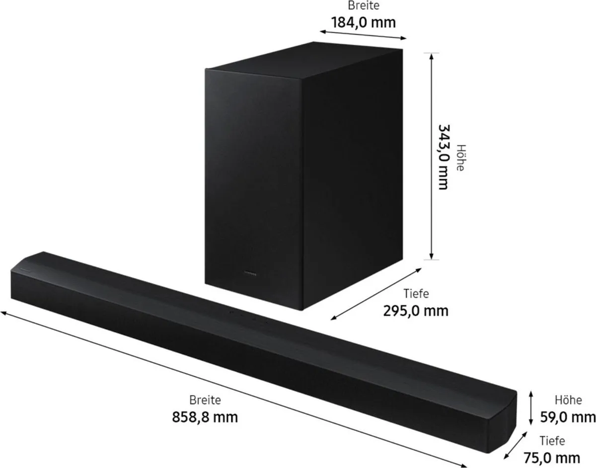Samsung HW-B460/ZG Soundbar - Zwart