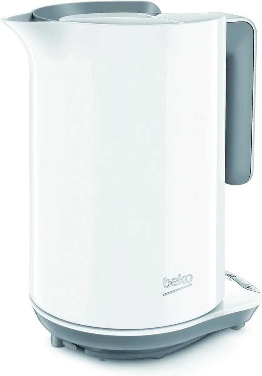 Beko WKD6246W Waterkoker 1,6L - 2400W - Grijs/Wit