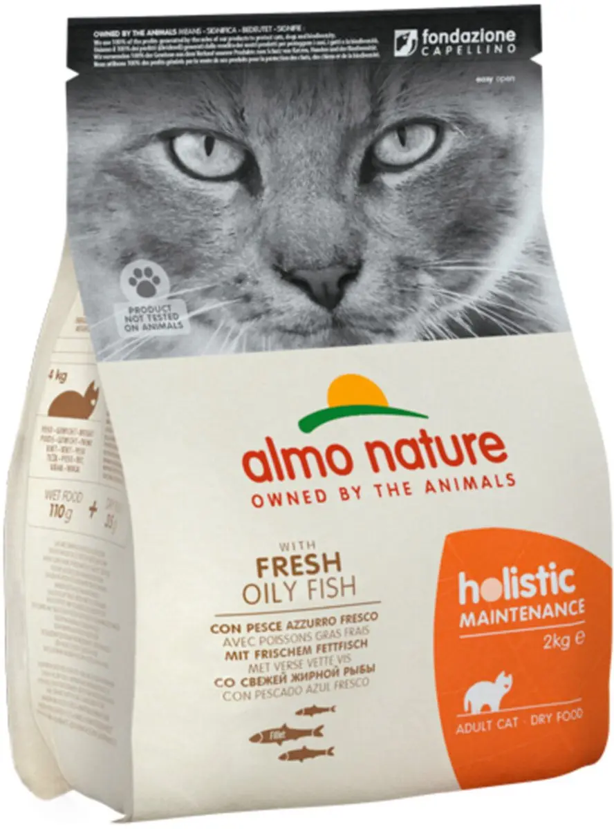 Almo Nature Cat Droogvoer Witvis/Rijst 2kg