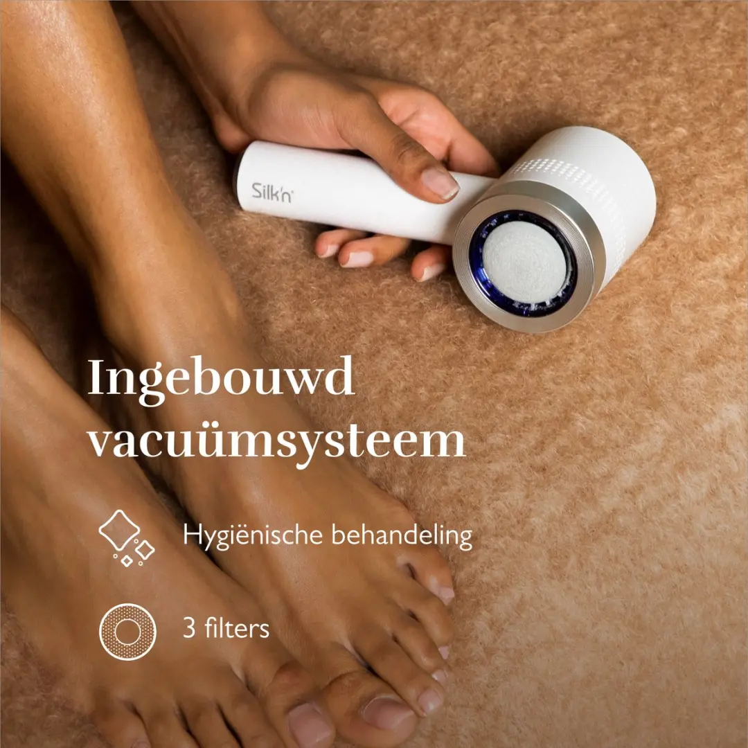Silk'n Vacupedi VPC3PE1RGSM001 Pedicureset - Voeten - 3 Slijpschijven - Rose Gold