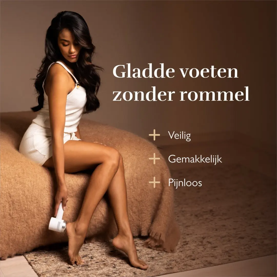 Silk'n Vacupedi VPC3PE1RGSM001 Pedicureset - Voeten - 3 Slijpschijven - Rose Gold