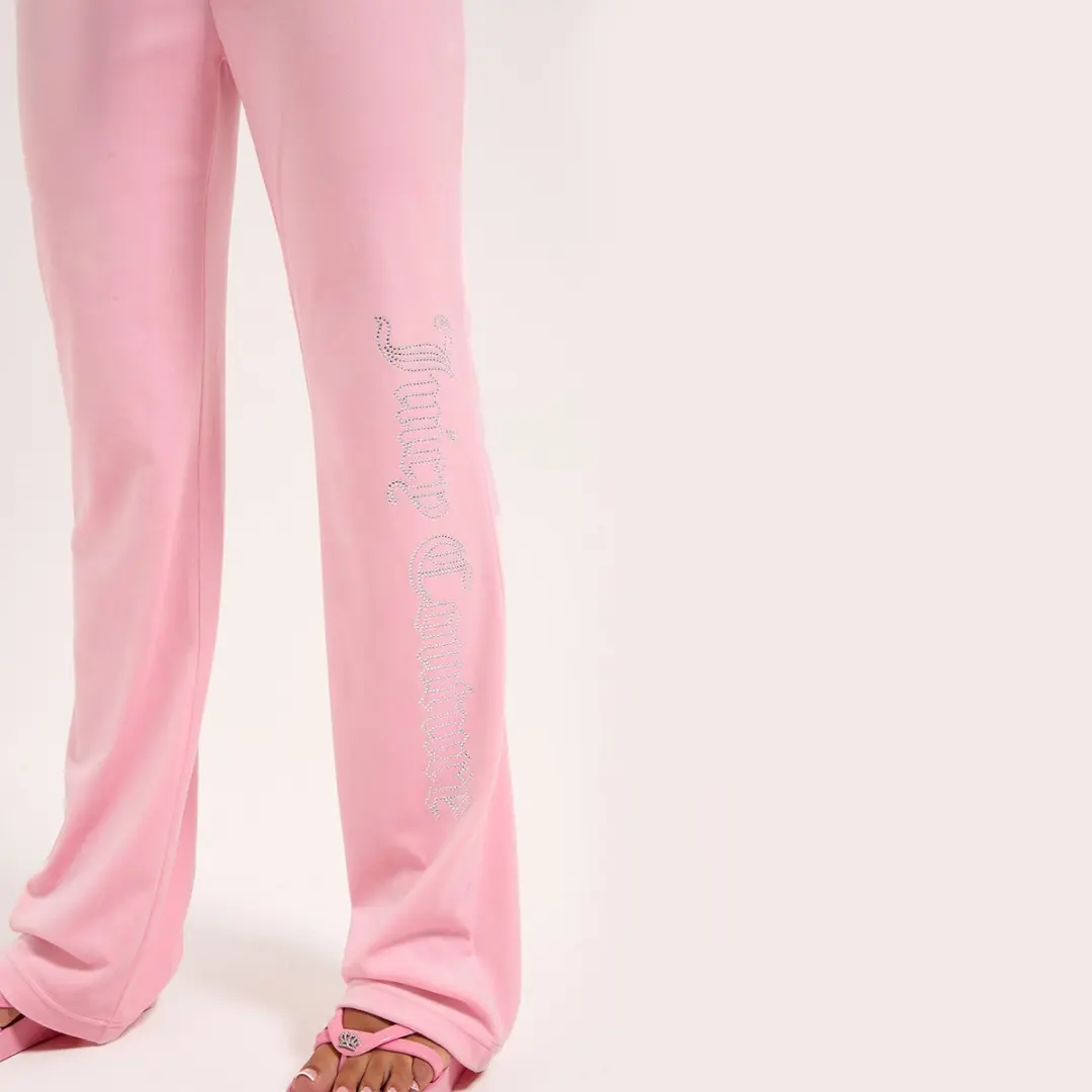 Juicy Couture Christine Classic Velour Trainingsbroek - Maat M - Roze