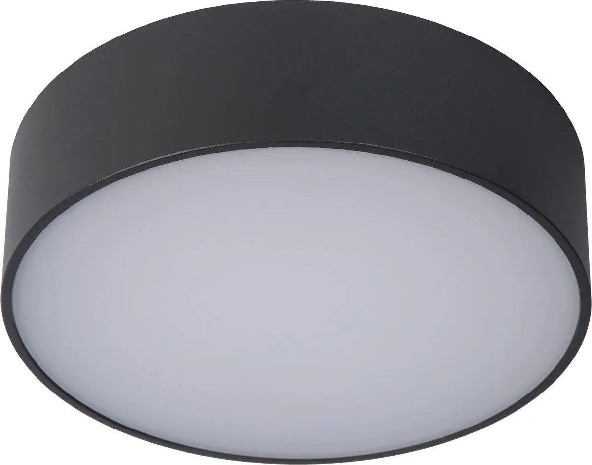Lucide ROXANE Plafonnière Badkamer 25cm LED 10W - Antraciet - afbeelding 3 van 6