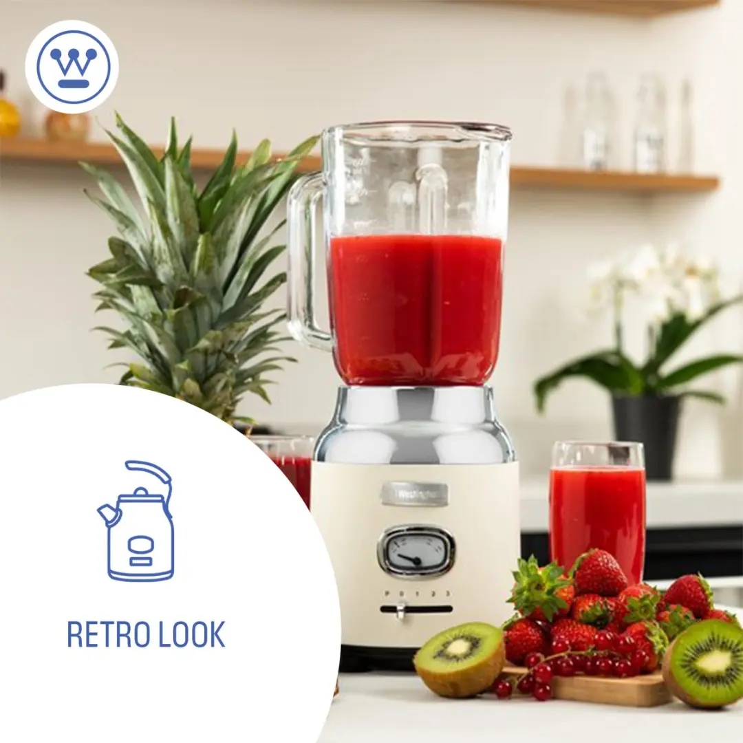 Westinghouse Retro Blender 600W - 1,5L - Beige