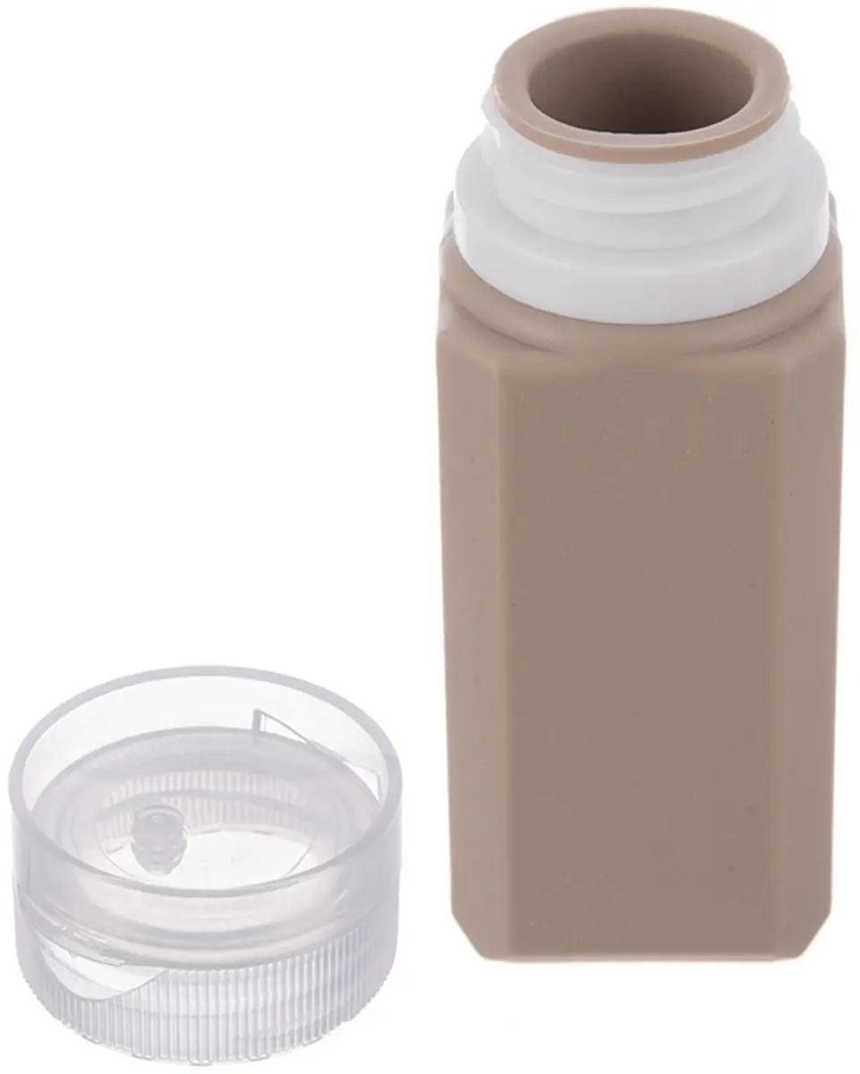 Orion Reisflesjes 5-delig Silicone - 90ml - Beige