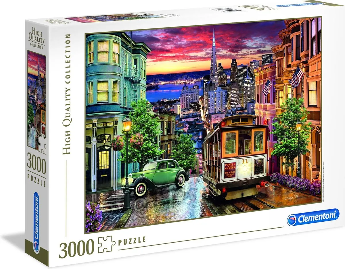 Clementoni San Francisco 3000 Puzzel