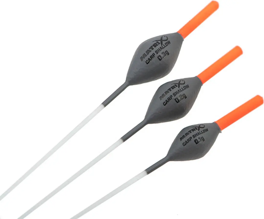 Matrix Carp Shallow Pole Float 0.10g - Grijs/Oranje/Wit
