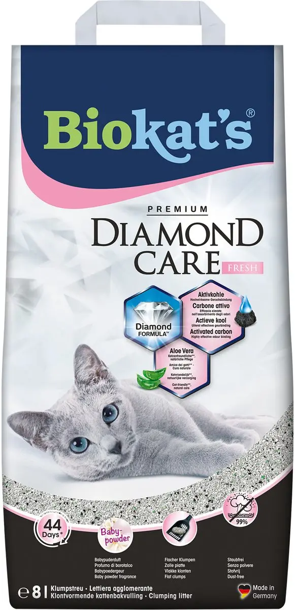 Biokat's Diamond Care Classic Kattenbakvulling 8L