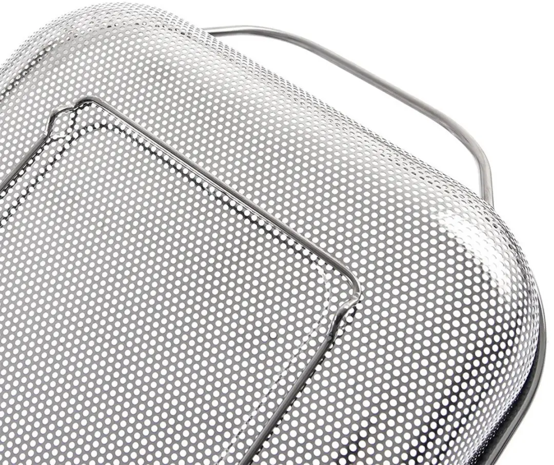 Orion Anett Roestvrijstalen Keukenzeef 43x25cm - Zilver