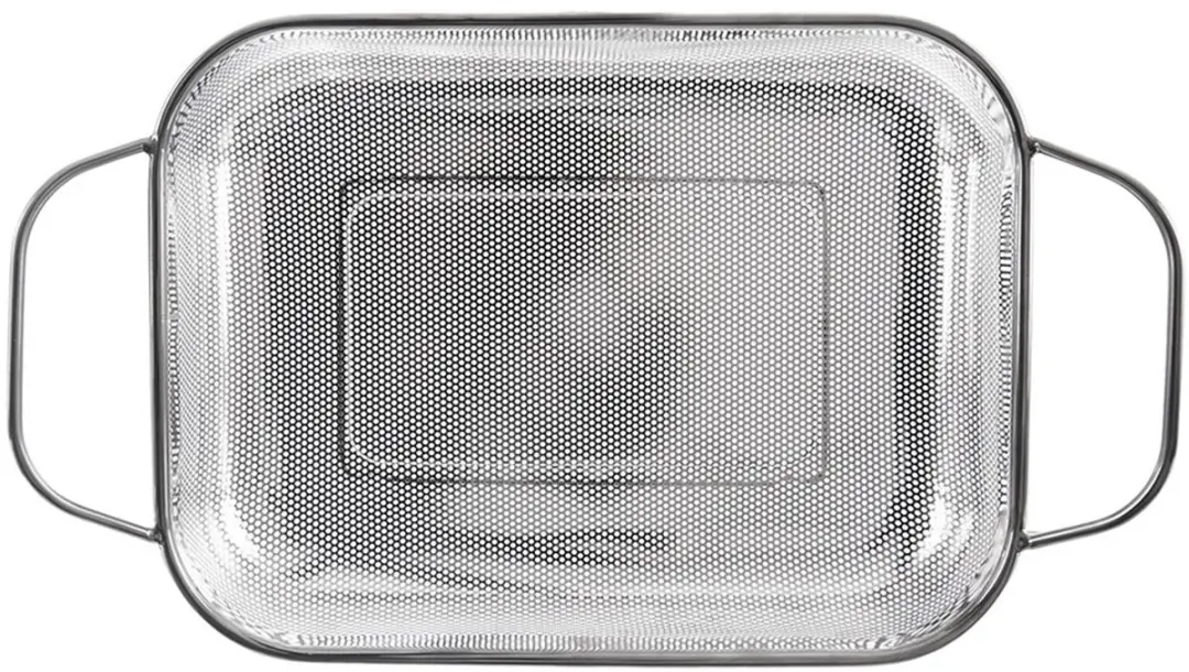 Orion Anett Roestvrijstalen Keukenzeef 43x25cm - Zilver
