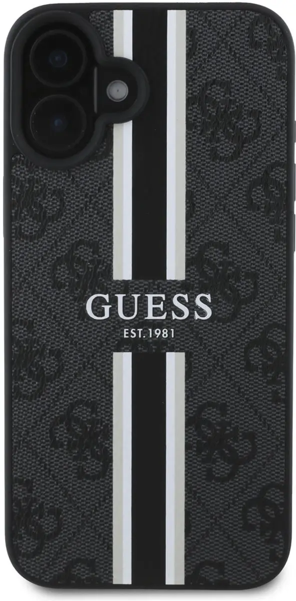 Guess Hardcase iPhone 16 MagSafe - Zwart