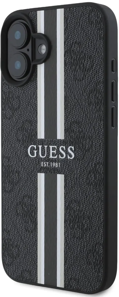 Guess Hardcase iPhone 16 MagSafe - Zwart