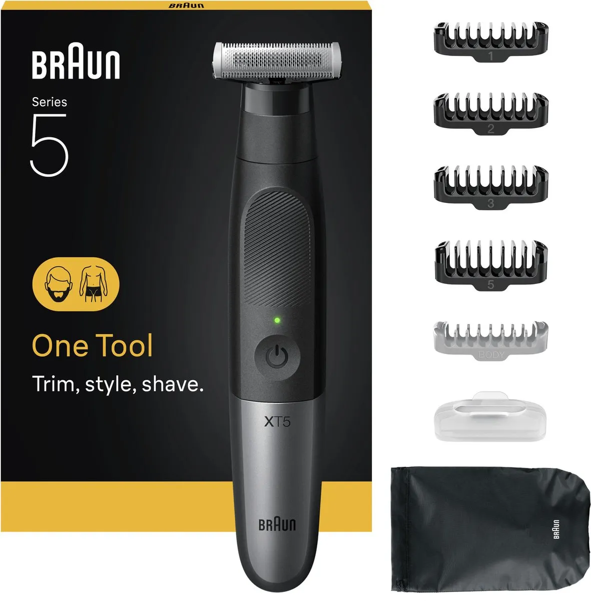 Braun All-in-One Series X XT5100 Trimmer - Grijs