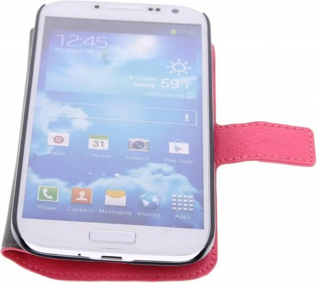Guess Tessi Book Case NT-30-012 - Samsung Galaxy S4 - Roze