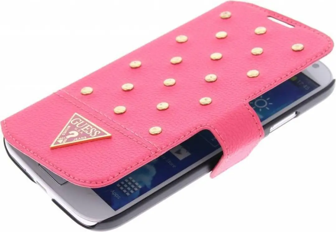 Guess Tessi Book Case NT-30-012 - Samsung Galaxy S4 - Roze