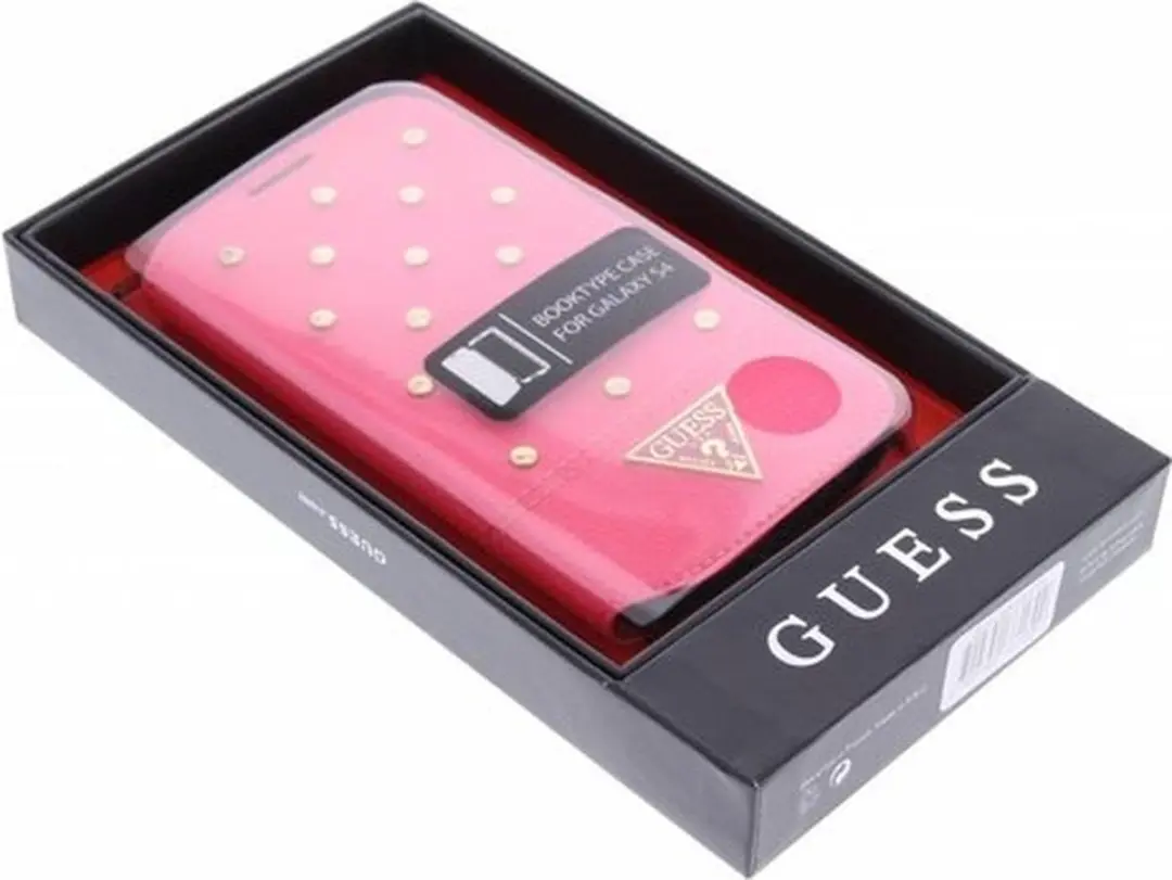 Guess Tessi Book Case NT-30-012 - Samsung Galaxy S4 - Roze