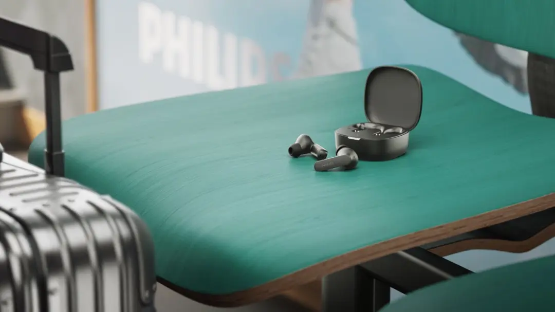 Philips TAT2100BK/00 True Wireless Oordopjes - 36 Uur - IPX4 - Zwart