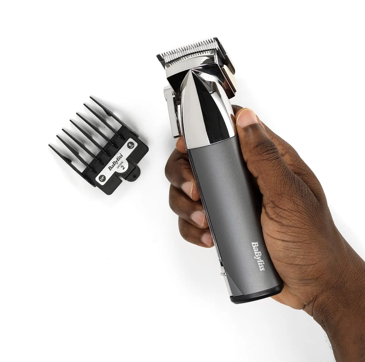 BaByliss Super-X Tondeuse E996E - 180 min - 10 Opzetstukken - Zilver