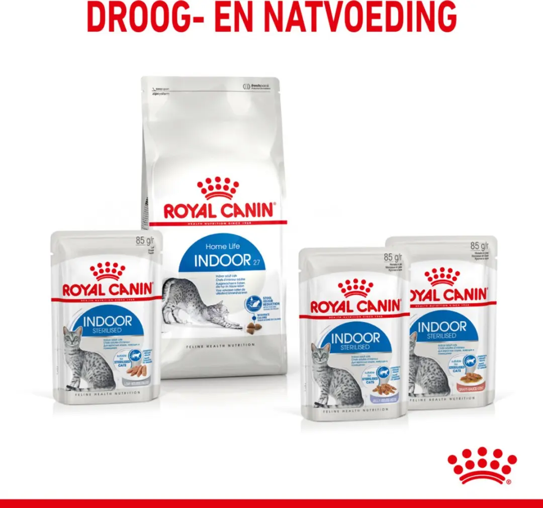 Royal Canin Indoor Gravy Natvoer - 48 x 85g