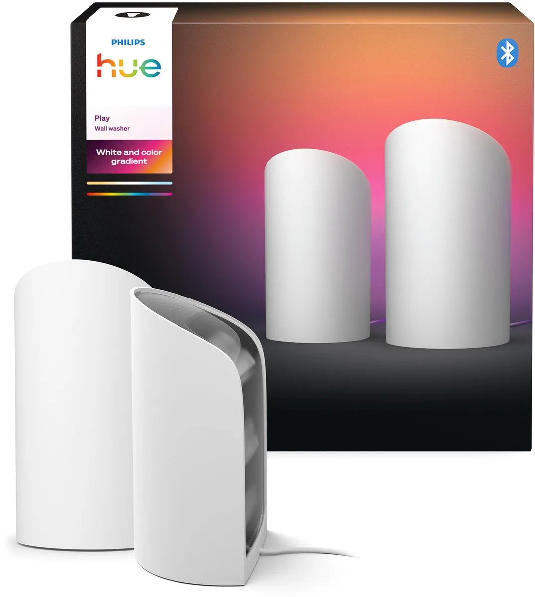Philips Hue Play Wandlamp 2-pack - Wit