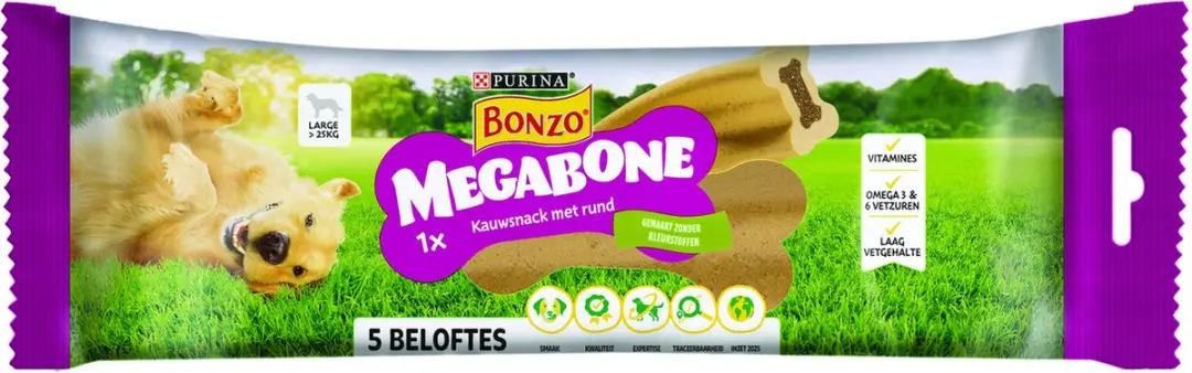 Bonzo Megabone Hondensnacks Large