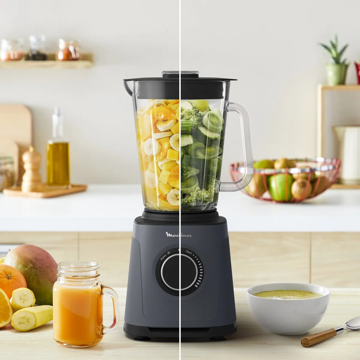 Moulinex PerfectMix Essential LM771B Blender 1200W - Groen