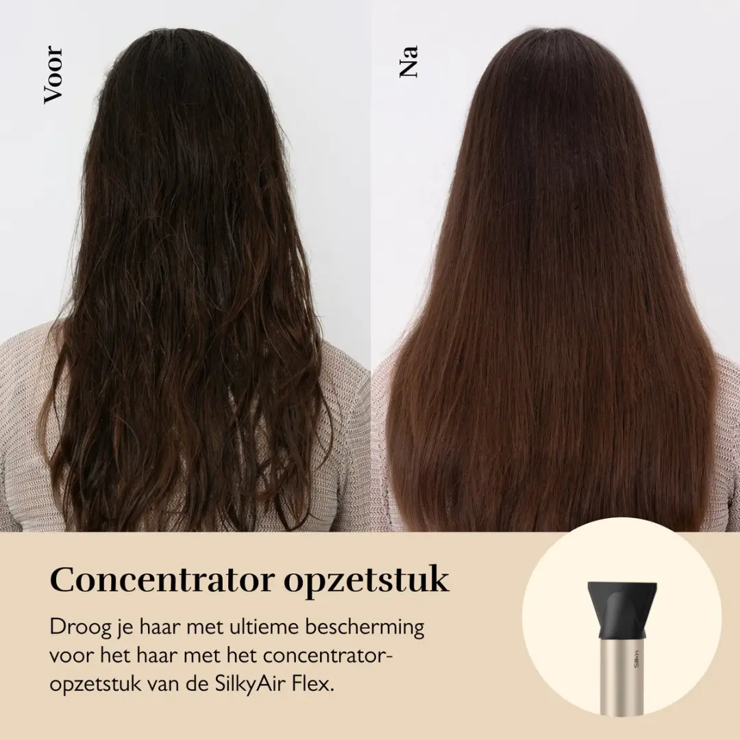 Silk'n SilkyAir Flex 8-in-1 Airstyler - 1300W - Zwart