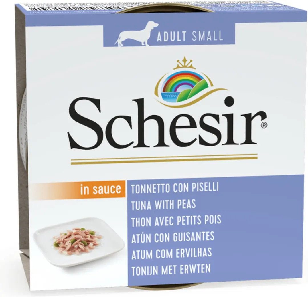 Schesir Hondenvoer Tonijn Erwten in Saus 85g
