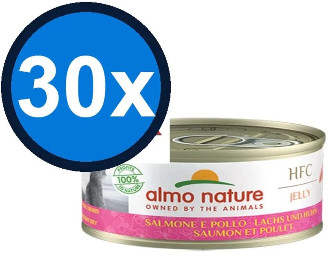 Almo Nature HFC Jelly Zalm & Kip Natvoer