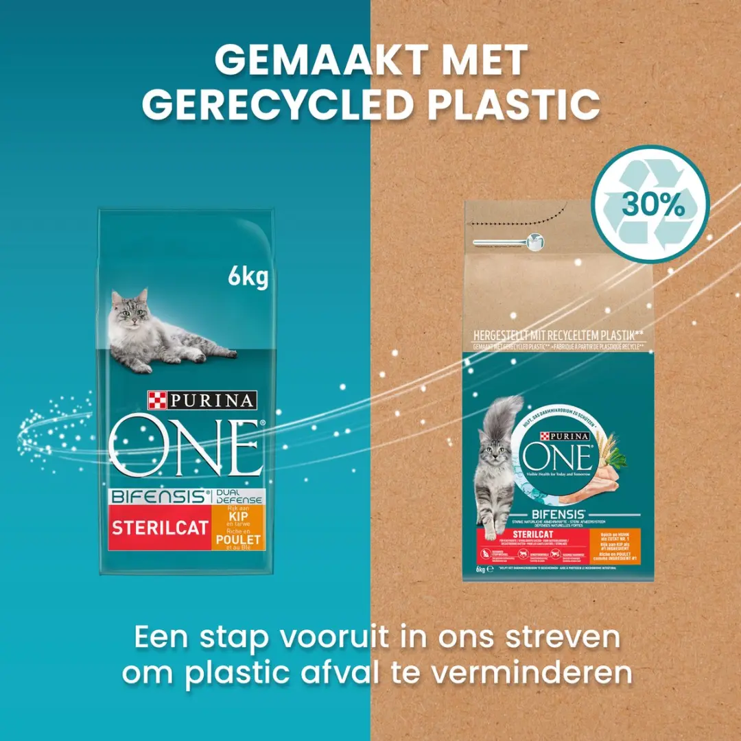 Purina ONE Sterilcat Droogvoer Kip & Tarwe 6 kg