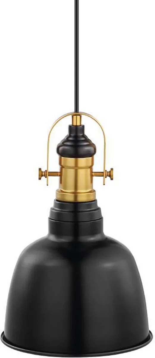 Eglo Vintage Gilwell Hanglamp - 1 Lichtpunt - Zwart/Brons