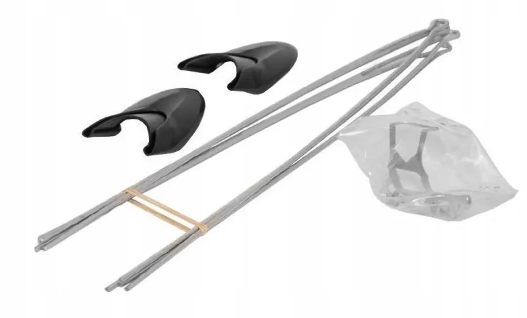 Orion 26" Witte Fietsspatborden 53mm - met spatlappen