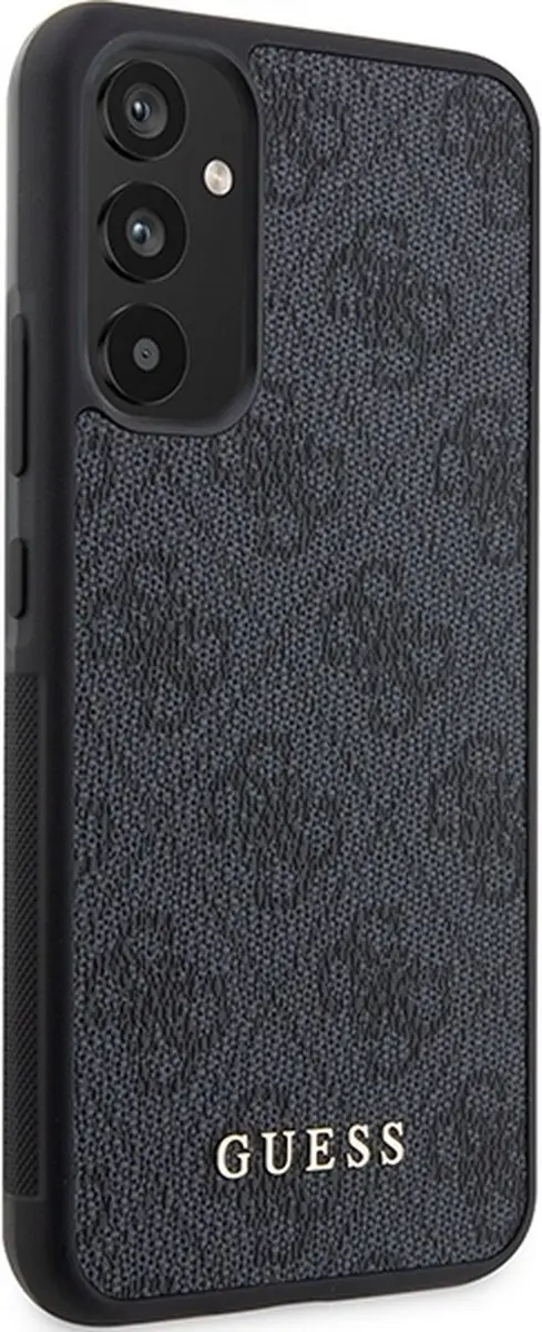 GUESS Hard Case 4G Logo Metaal Grijs GUHCSA34G4GFGR - Samsung Galaxy A34