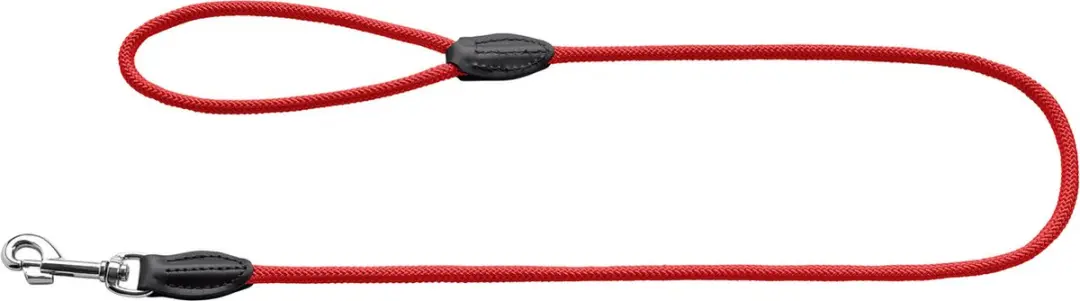 Hunter Looplijn Freestyle Nylon Hondenriem 110x1cm - Rood
