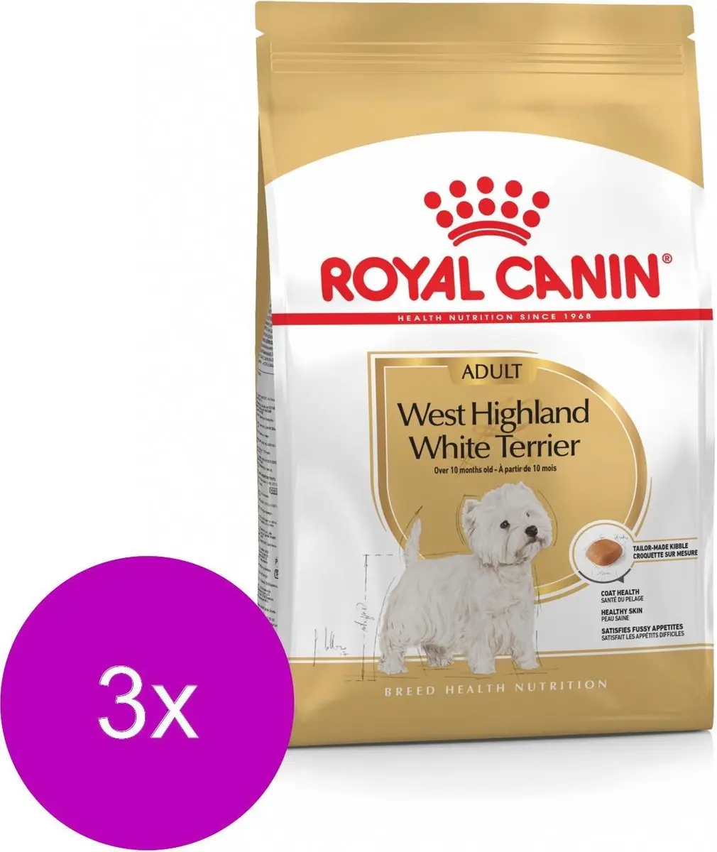 Royal Canin West Highland White Terrier Adult Hondenvoer - 3x1,5kg