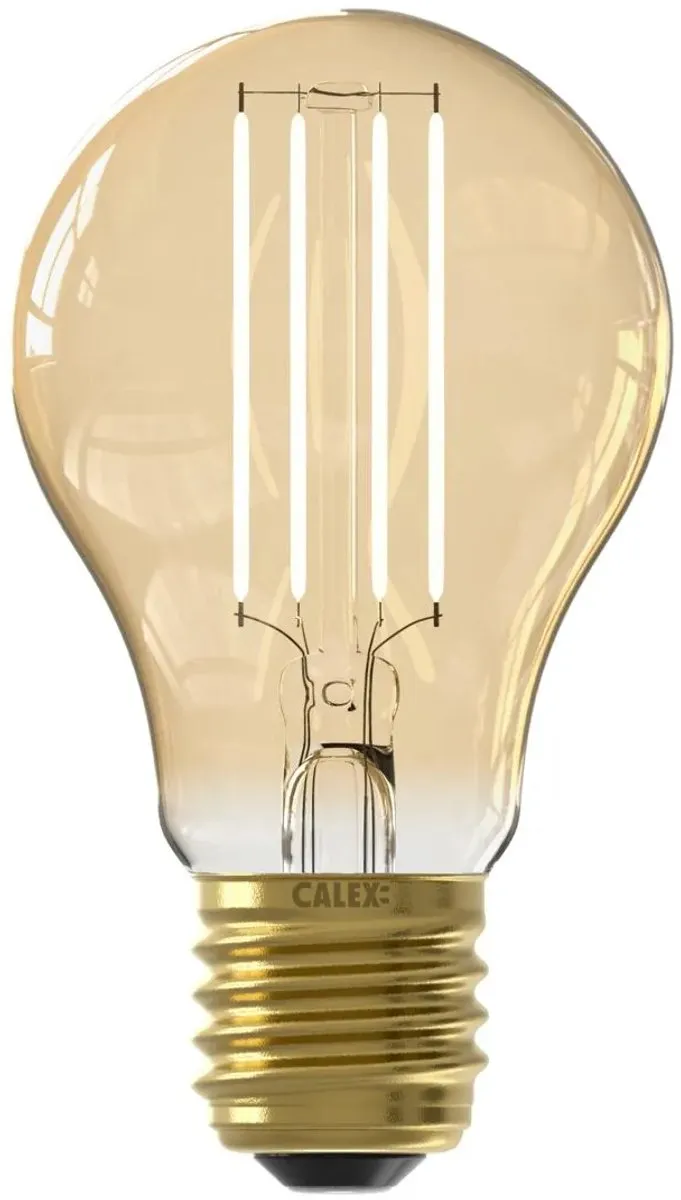 Calex Slimme LED Filamentlamp E27 - 7W - Warm Wit - Goud