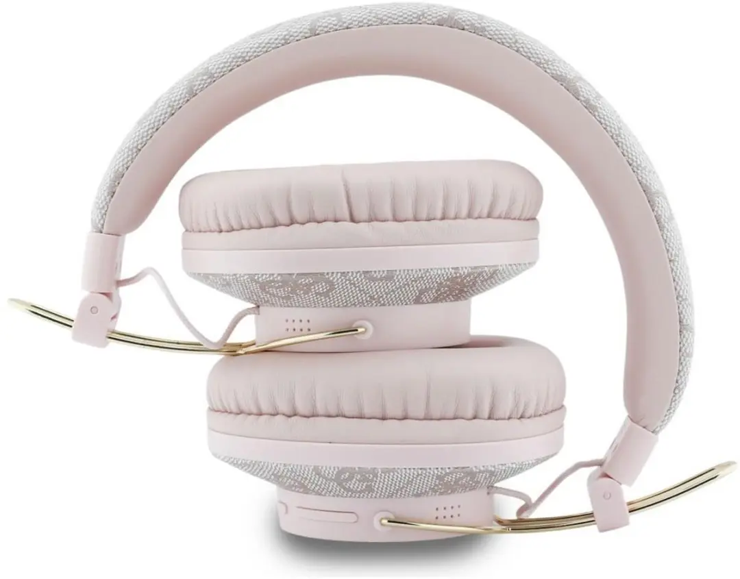 GUESS Triangle Logo On-Ear Bluetooth Hoofdtelefoon - Roze