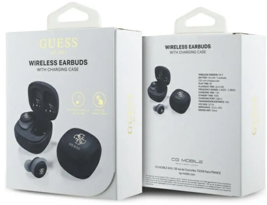 GUESS GUTWSJ144ESK Bluetooth TWS In-ear - Zwart