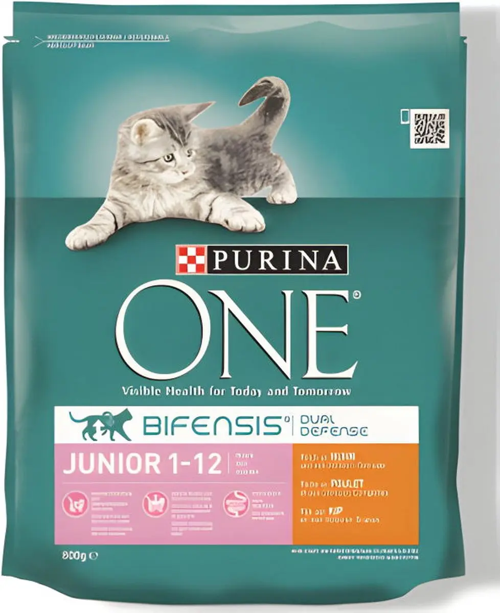 Purina ONE Junior Kattenvoer 800g - Kip/Granen