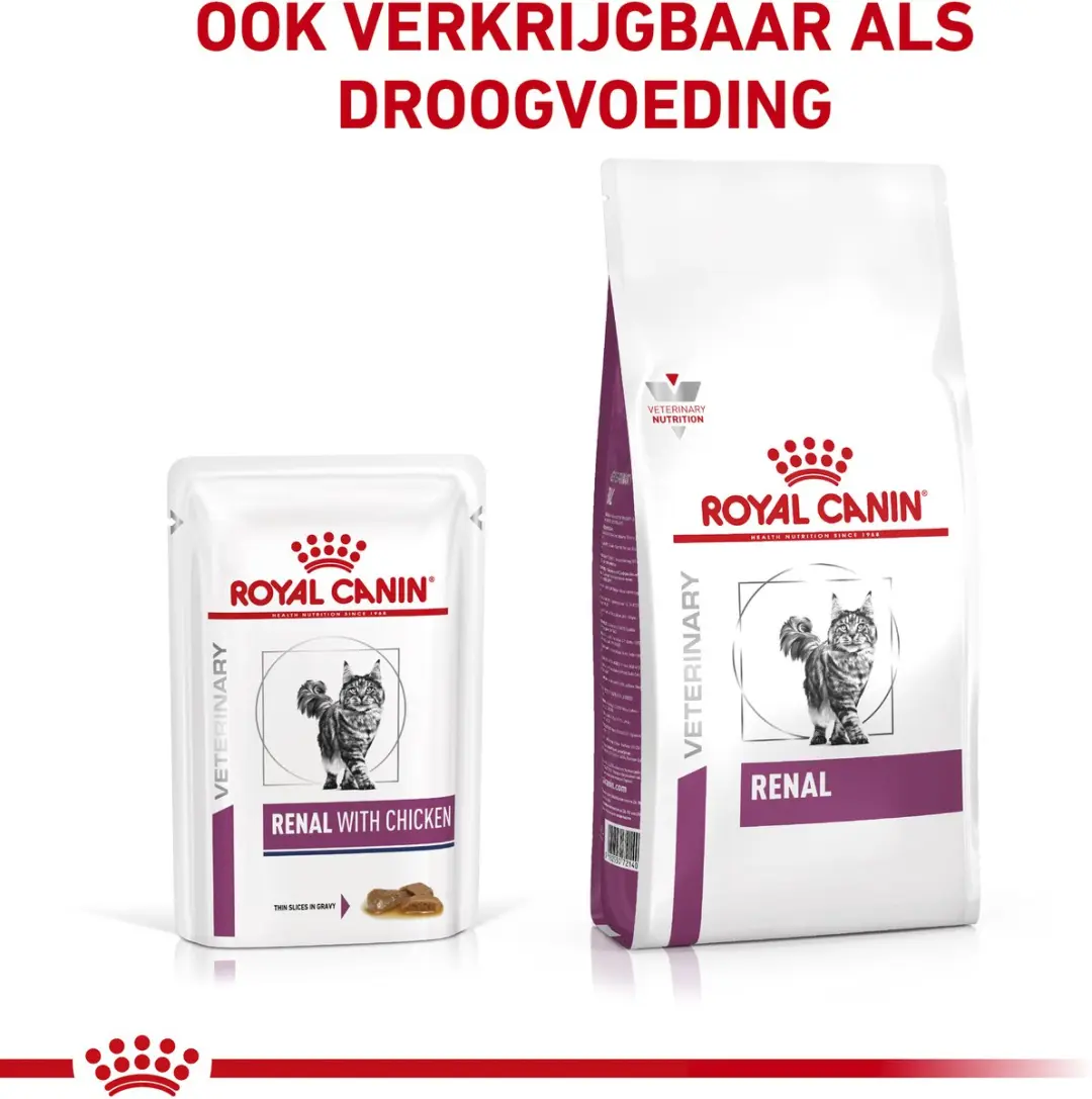 Royal Canin Renal Kat Rund - 48 Zakjes 85g