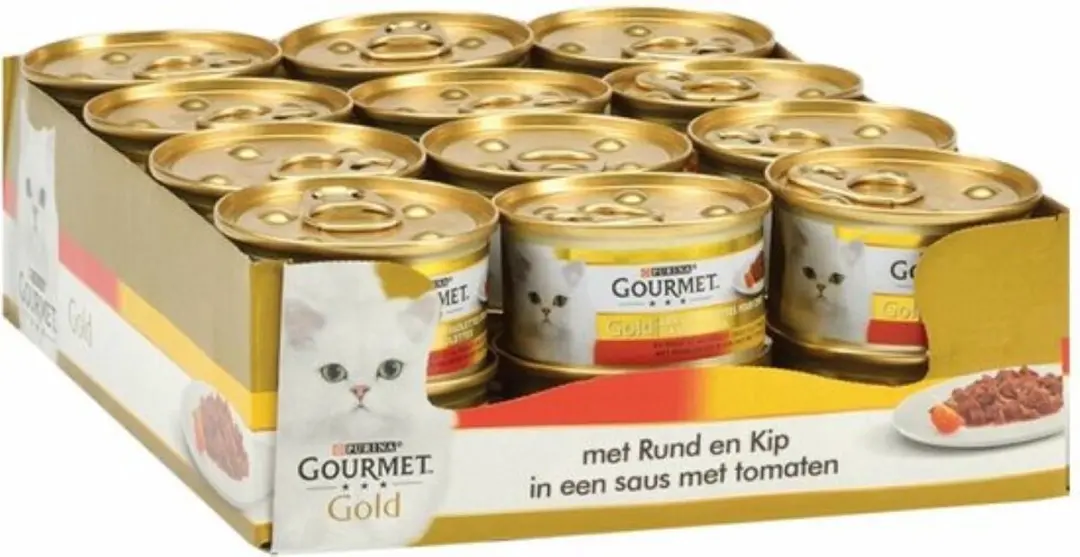 Gourmet Gold Les Cassolettes Rund Kattenvoer 85g